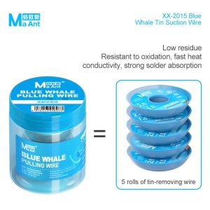 tool-ma-ant-xx2015 Tools-Ma Ant XX-2015 Blue Whale Desoldering Wick