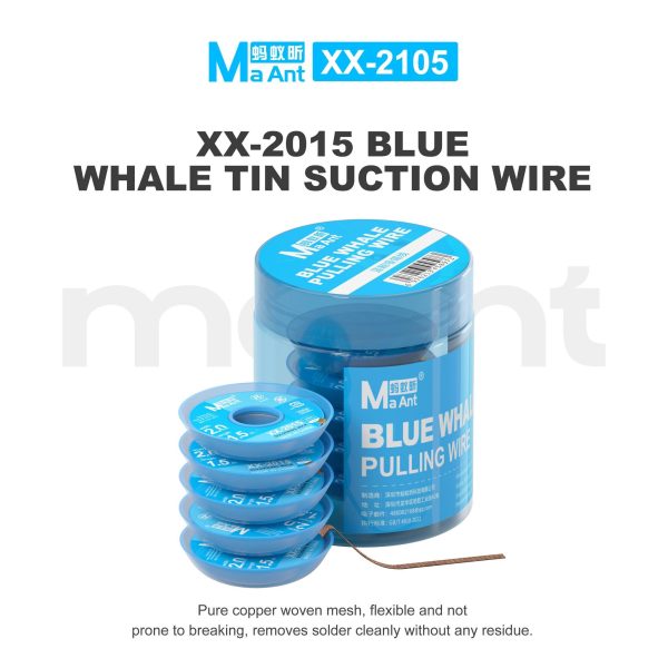 tool-ma-ant-xx2015-6 Tools-Ma Ant XX-2015 Blue Whale Desoldering Wick